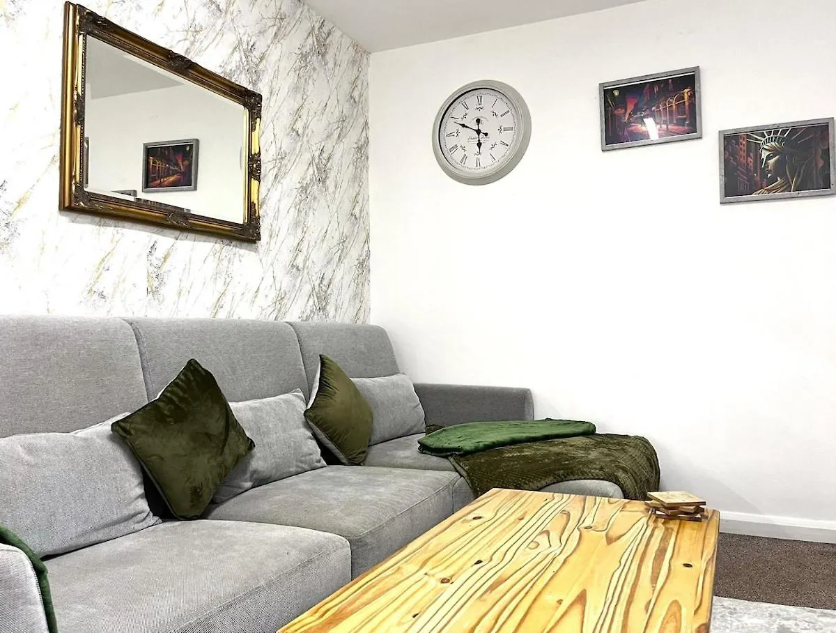 Apartment Cosy Flat 6 People, Short Drive - Nec-Airport-Birmingham-Solihull